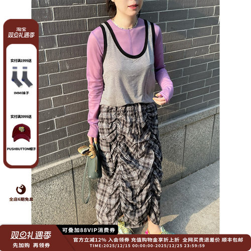 OIIORIRI25SS细条纹背心T恤JULY