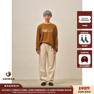 【现货】设计师品牌shao xii 25AW小雪人列队印花长袖JULY