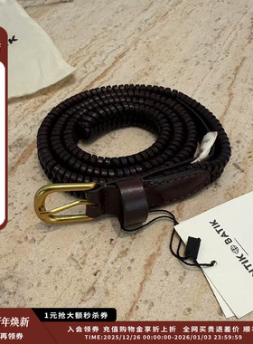 【现货】设计师品牌ANTIK BATIK 25SS 编制腰带JULY