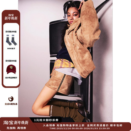 25AW海军蓝可拆卸围巾分层运动衫