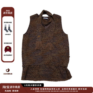 现货 26PS 设计师品牌 Piece Tweed粗花呢背心 Puzzle