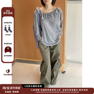 裤 25SS轻薄阔腿工装 设计师品牌UHOOWU JULY 现货