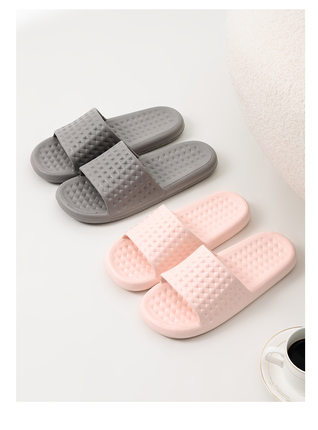 幸福陆新款拖鞋男女夏季浴室洗澡家用eva软底情侣室内凉拖鞋8805