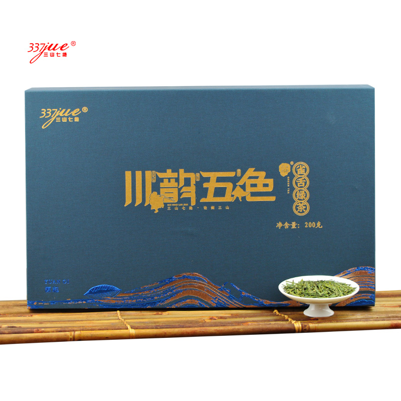 川韵五色三山七绝雀舌茶新茶