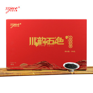 川韵五色三山七绝红茶200自大巴山米仓山蒙顶峨眉山川茶川货特产