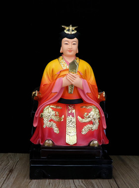 泰山娘娘碧霞元君树脂风水圣母像