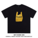 WE11DONE CDG小众潮牌休闲购物袋印花男女情侣高街宽松短袖 T恤夏