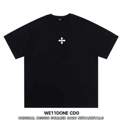 WE11DONECDG纯棉宽松短袖T恤