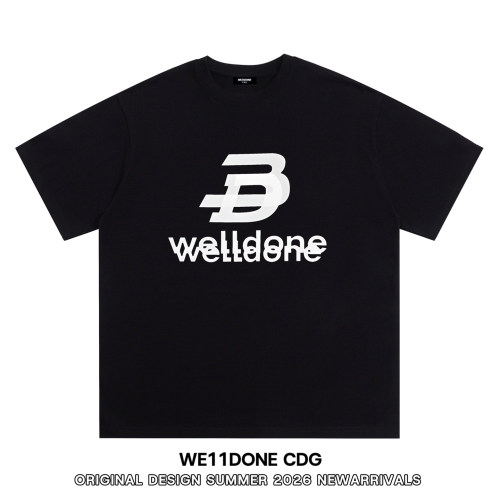WE11DONECDG重磅纯棉短袖T恤