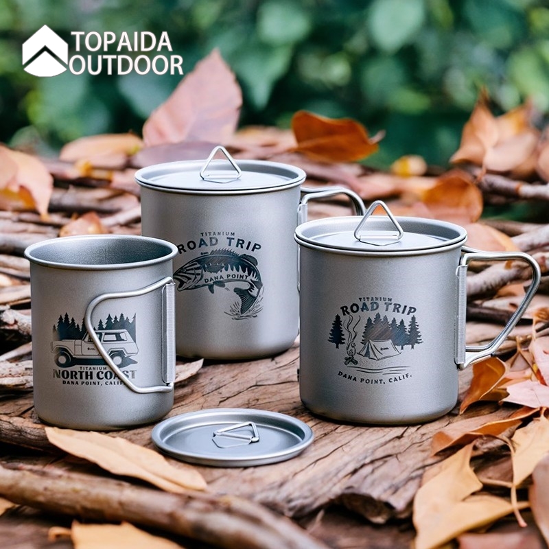 纯钛马克杯水杯便携式户外