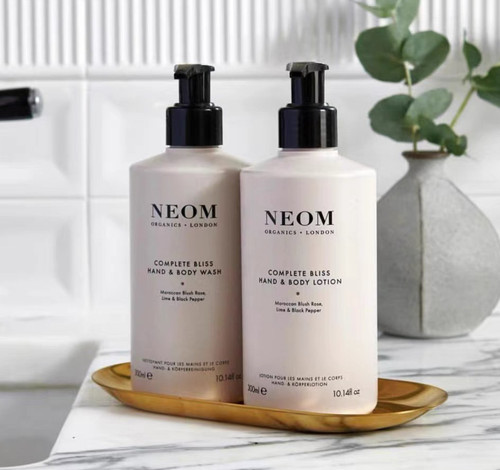 NEOM身体乳护手霜洗手液沐浴乳二合一300ml玫瑰/薄荷柑橘/薰衣草