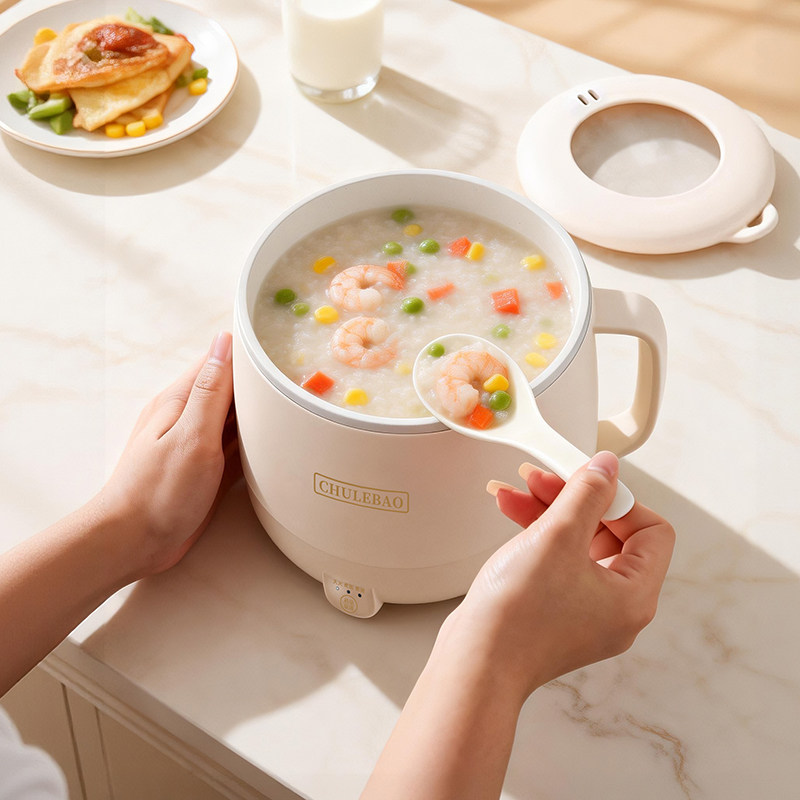 快速煮粥锅多功能家用一人食电炖锅宝宝辅食电粥锅迷你电饭煲小型
