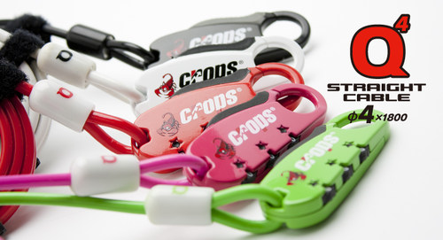 日本crops自行车锁安全锁正品