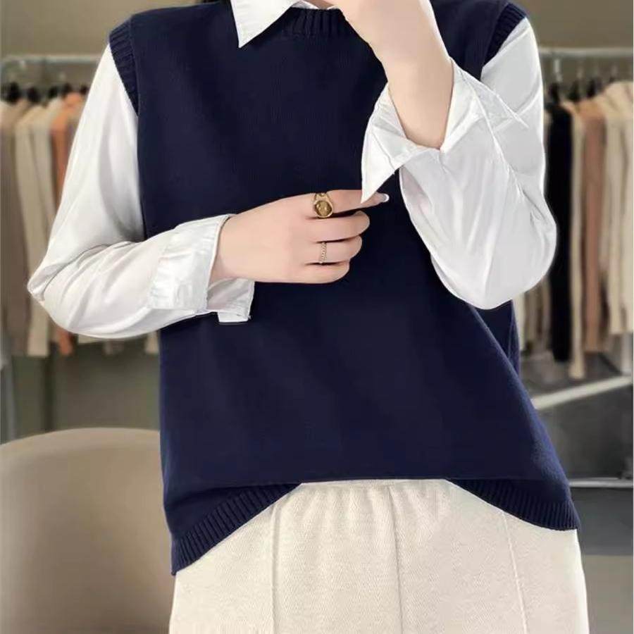 100%纯棉针织马甲背心女开叉圆领春季全棉叠穿坎肩打底衫无袖毛衣,女装/女士精品,马夹,淘宝优惠券,粉丝福利购,淘宝优惠卷