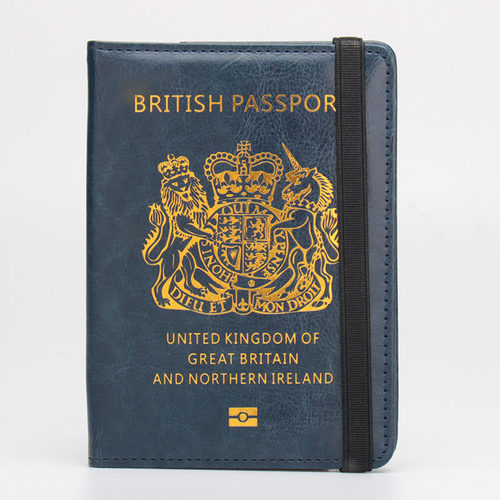 护照旅行卡包证件夹British