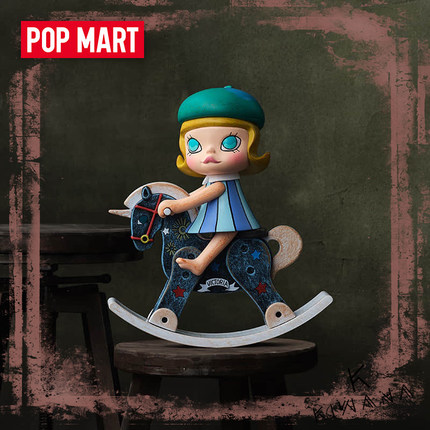 POPMART泡泡玛特MOLLY周年雕塑经典回归系列盲盒手办潮玩摆件整盒