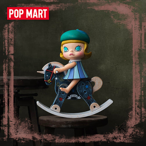 POPMART泡泡玛特MOLLY周年雕塑经典回归系列盲盒手办潮玩摆件整盒
