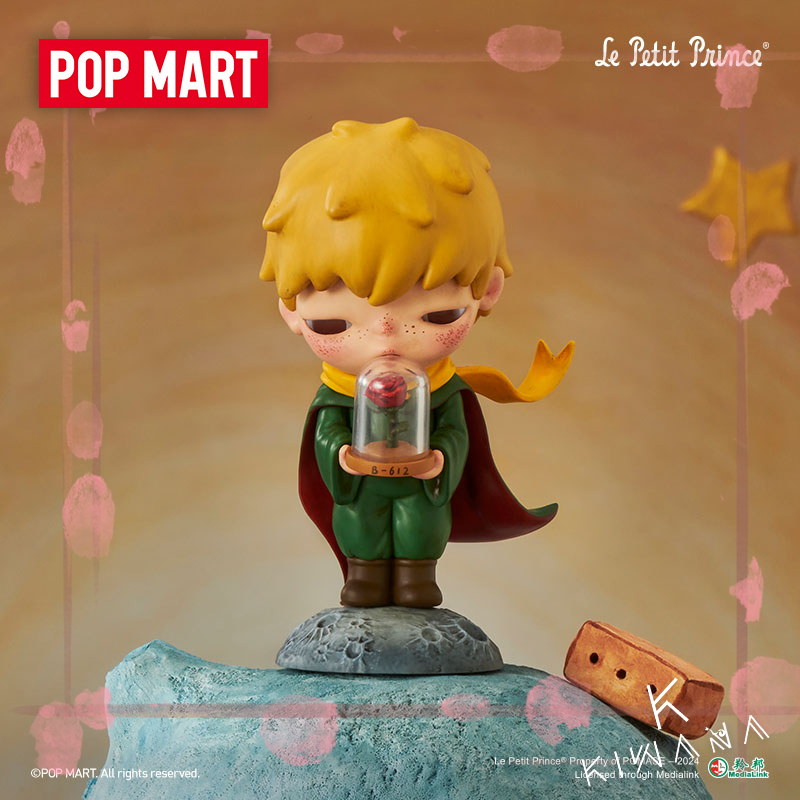 POPMART泡泡玛特小野Hirono×Le Petit Prince系列手办盲盒小王子