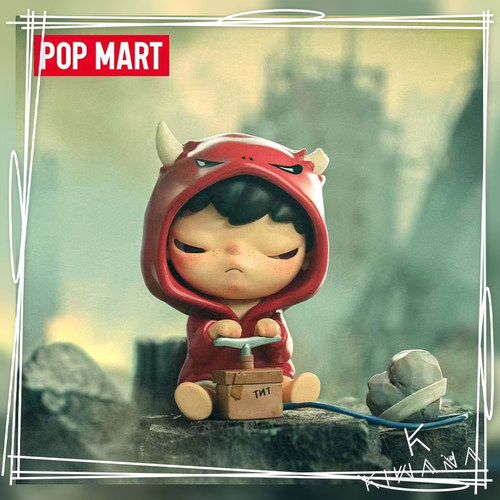 POPMART现货小野四代默剧系列