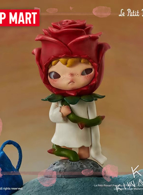 POPMART泡泡玛特Hirono小野小王子联名系列盲盒经典形象潮玩摆件