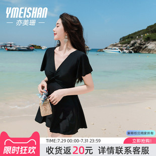 高级感连体成人显瘦微胖mm女孩遮肉 亦美珊温泉泳衣女士2025年新款