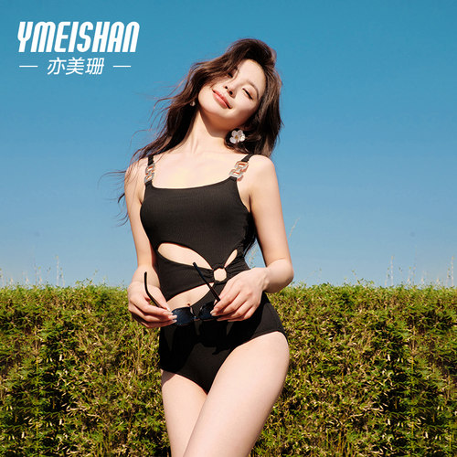 亦美珊女连体三角式泳衣