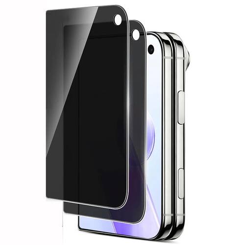 1-2PCS Anti Spy Tempered Glass for Apple iPhone Duo Screen P