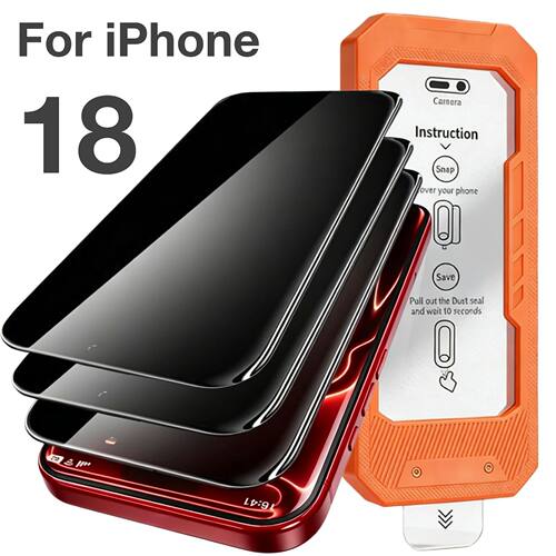 3Pcs For Apple iPhone 18 17 Air 16 15 14 13 12 Pro Max Plus
