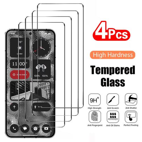 4PCS Tempered Glass for Nothing phone 2A 2 1 Protective Tran