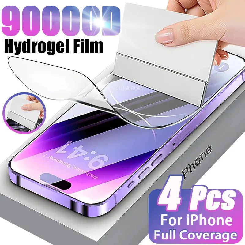 Hydrogel Film For iPhone 11 12 13 14 15 Pro Max mini Full Co