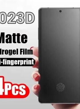 4PCS Matte Hydrogel Film for Samsung S20 S21 S22 S23 Ultra F