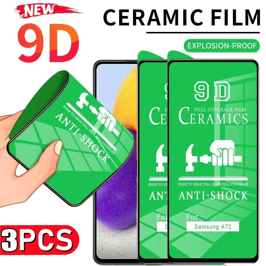 3Pcs HD Ceramic Film For Samsung S23 Plus S22 S21 S24 FE Scr