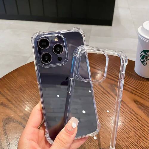 Luxury Shockproof Clear Phone Case For iPhone 15 14 13 12 11