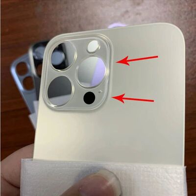 1PCS Unibody OEM Big Hole Back Cover Glass For iPhone 14 13