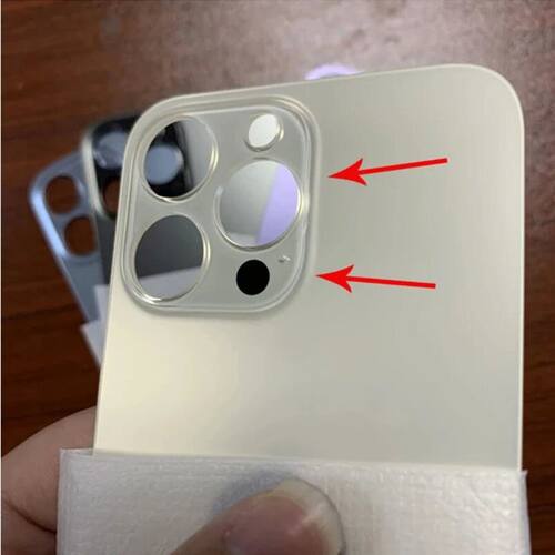 1PC Unibody Big Hole Back Cover Glass For iPhone 14 13 12 11