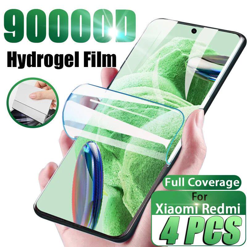 HD Hydrogel Film For Xiaomi Redmi Note 13 12 11 11T 11S Pro