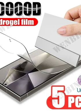 5 Pcs Hydrogel Film For Samsung S25 S24 S23 S22 S21 Ultra Pl