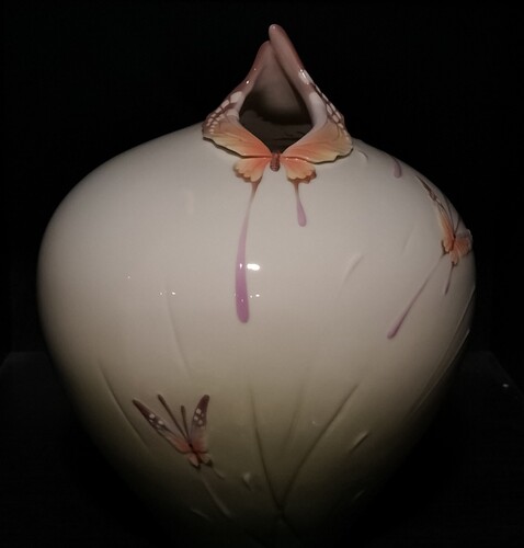 FRANZ 法蓝瓷 蝶舞 花瓶