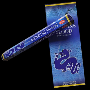 印度香HEM DRAGONS BLOOD蓝色龙血木线香龙涎香净化空气檀香沉香
