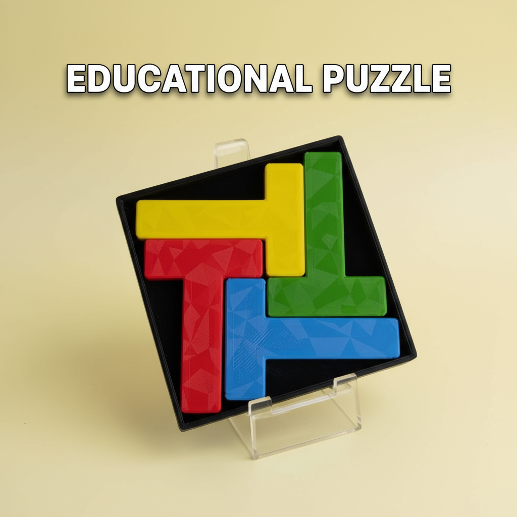 Puzzle拼图 迷你款4T 拼图 10级烧脑地狱高难度益智解谜玩具