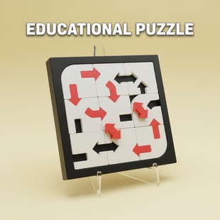 Puzzle拼图 迷你款解密拼图10级烧脑地狱高难度益智解谜玩具