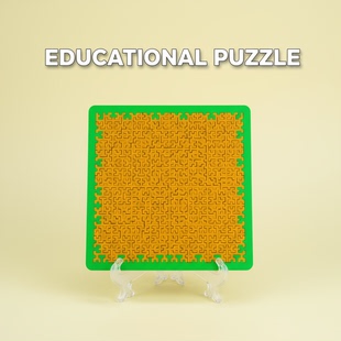 Puzzle拼图 迷你款分形拼图 10级烧脑地狱高难度益智解谜玩具