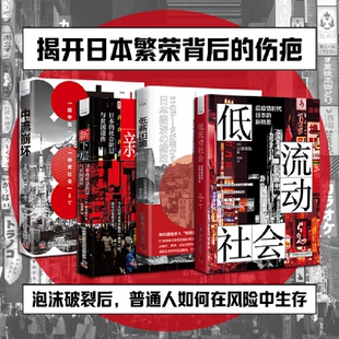 深度解读日本经济与社会问题4册 中流崩坏 新下层 低薪困境 低流动社会