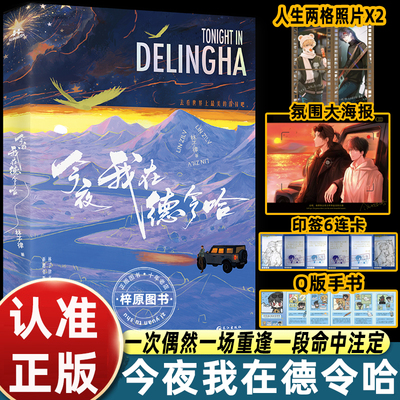 今夜我在德令哈小说实体书正版印特签林子律著奚山x池念新增未公开番外新的山治愈救赎纯爱公路文现代都市青春文学双男主小说书籍