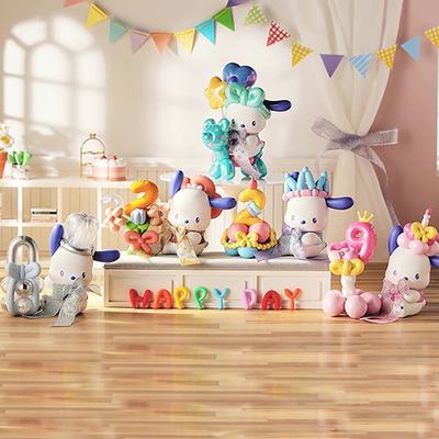 正版帕恰狗气球狂欢派对盲盒