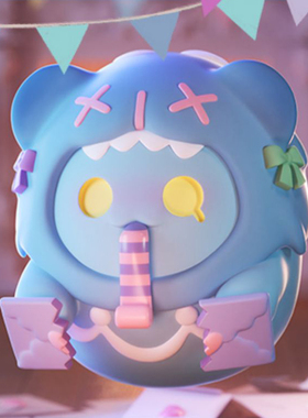 寻找独角兽幽灵熊ShinWoo一个人的生日系列盲盒潮玩手办礼物摆件