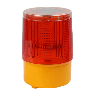 太阳能警示灯爆闪光灯夜间安全信号灯户外施工围挡报警闪烁障碍灯