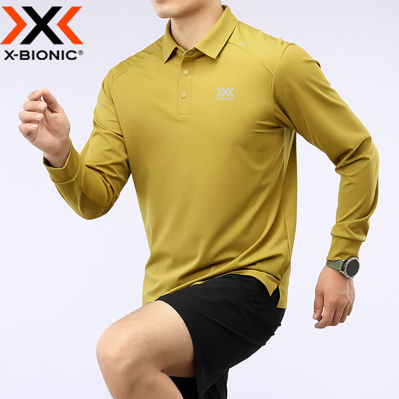 XBIONIC男士长袖POLO衫透气速干图片