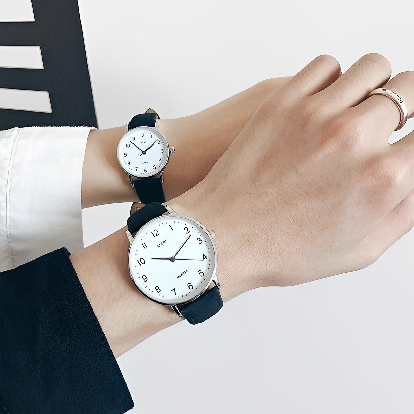 简约森系情侣轻奢石英表工厂直销