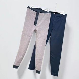 喜爱生活100%男士羊毛裤保暖裤